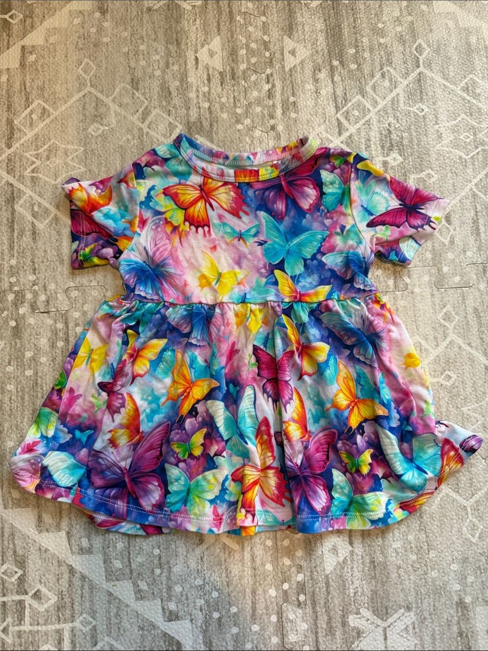 Little Snuggles Bamboo Butterfly Baby Bodysuit 18-24M